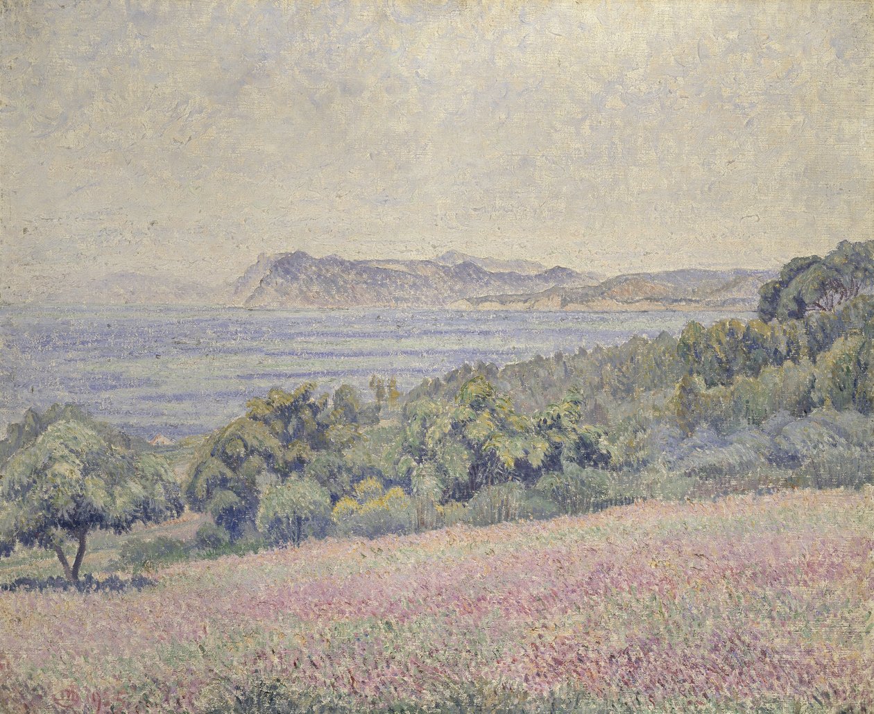 Osty, Le Brusq, 1925 autorstwa Lucien Pissarro