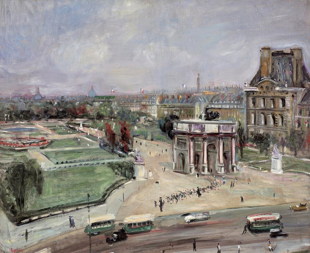 Arc du Carrousel autorstwa Lucien Adrion