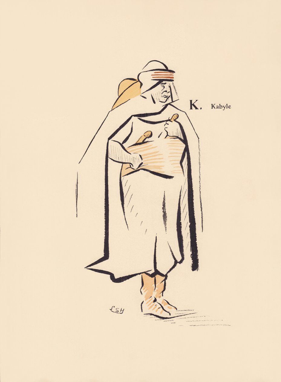 K. Kabyle autorstwa Lucien L. (active 1904) Henreaux