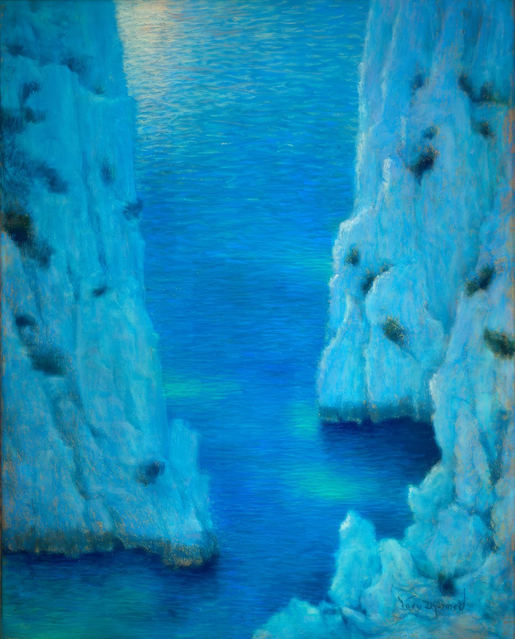 La Calanque autorstwa Lucien Levy-Dhurmer