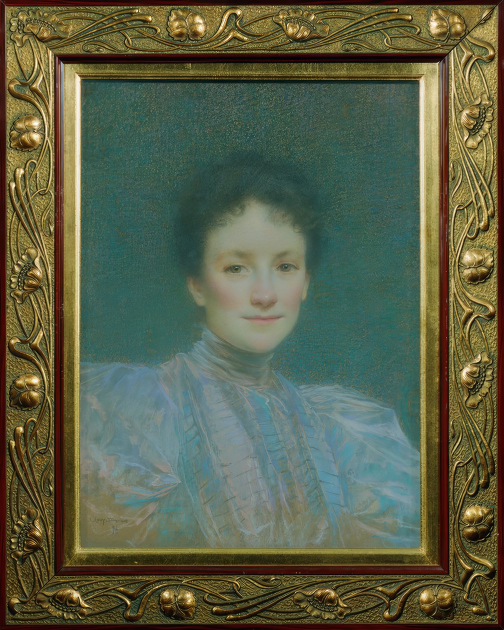 Portret kobiety autorstwa Lucien Levy Dhurmer