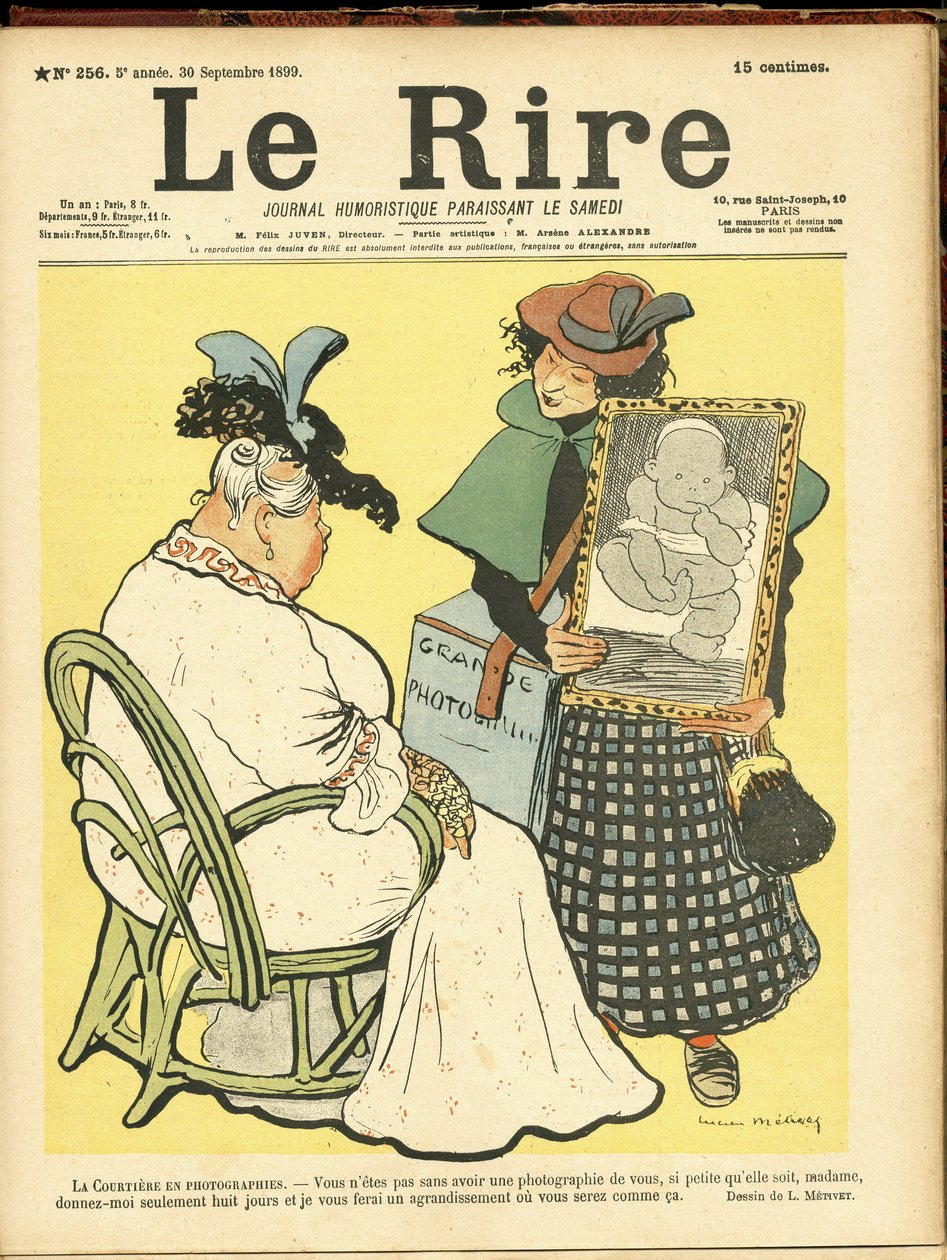 Okładka „Le Rire” autorstwa Lucien Metivet