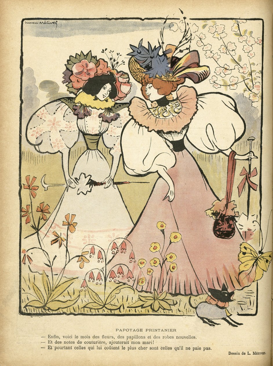 Ilustracja w Le Rire autorstwa Lucien Metivet