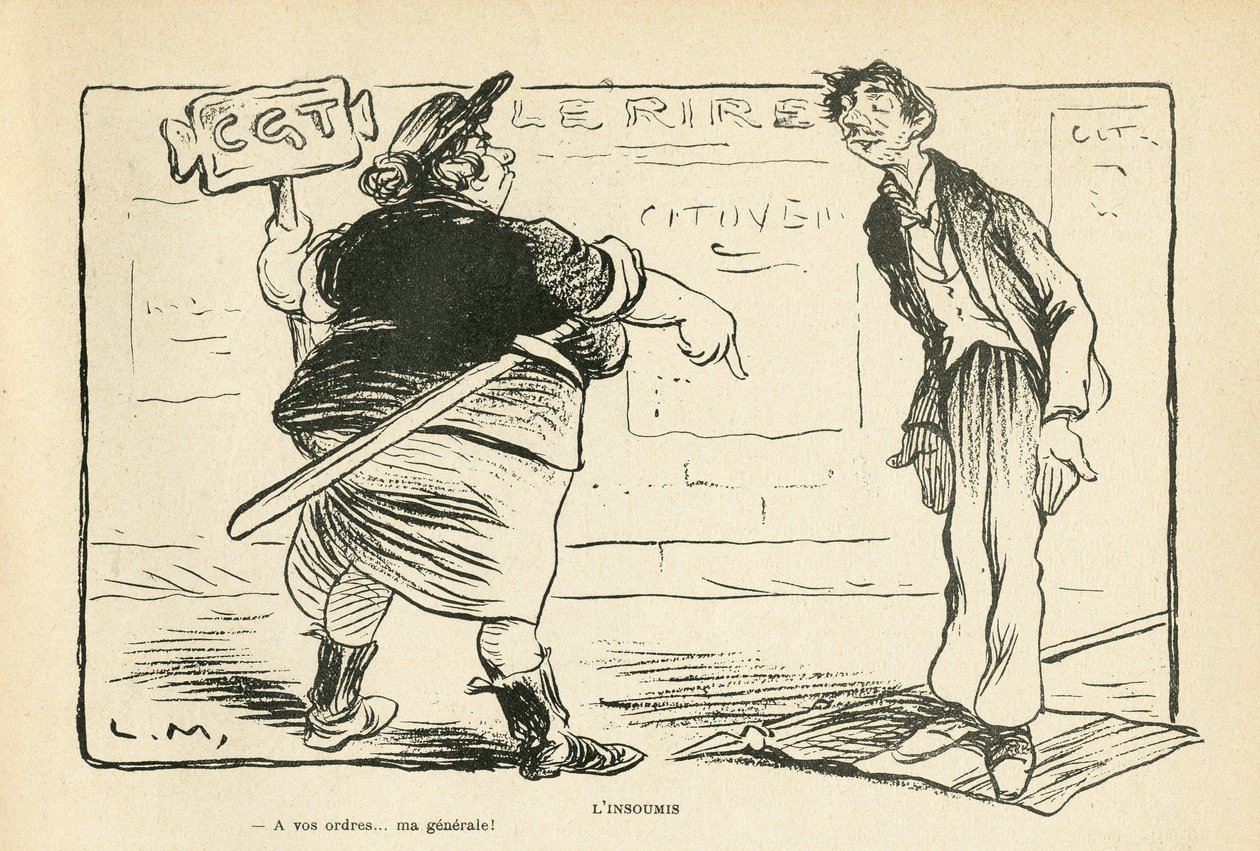 Ilustracja w Le Rire autorstwa Lucien Metivet