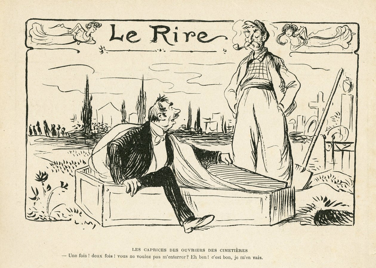 Ilustracja w Le Rire autorstwa Lucien Metivet