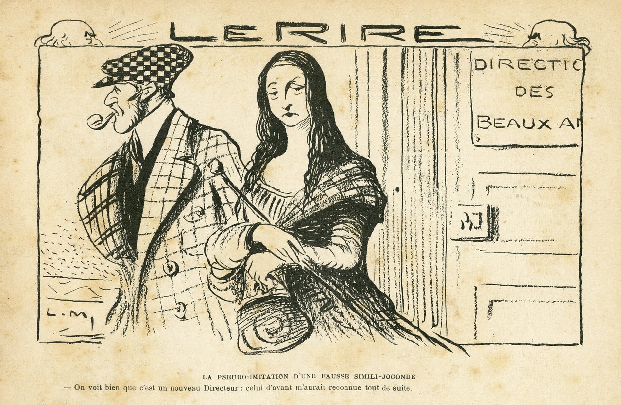 Ilustracja w Le Rire autorstwa Lucien Metivet