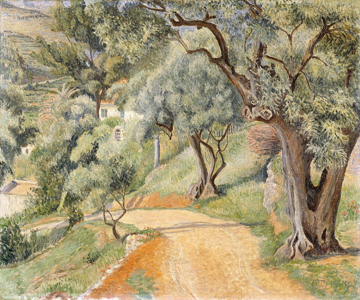Droga Hubaca, Tulon autorstwa Lucien Pissarro