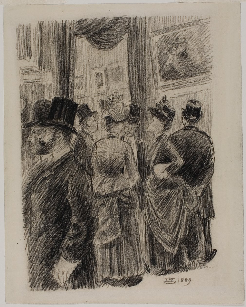 W Galerii autorstwa Lucien Pissarro