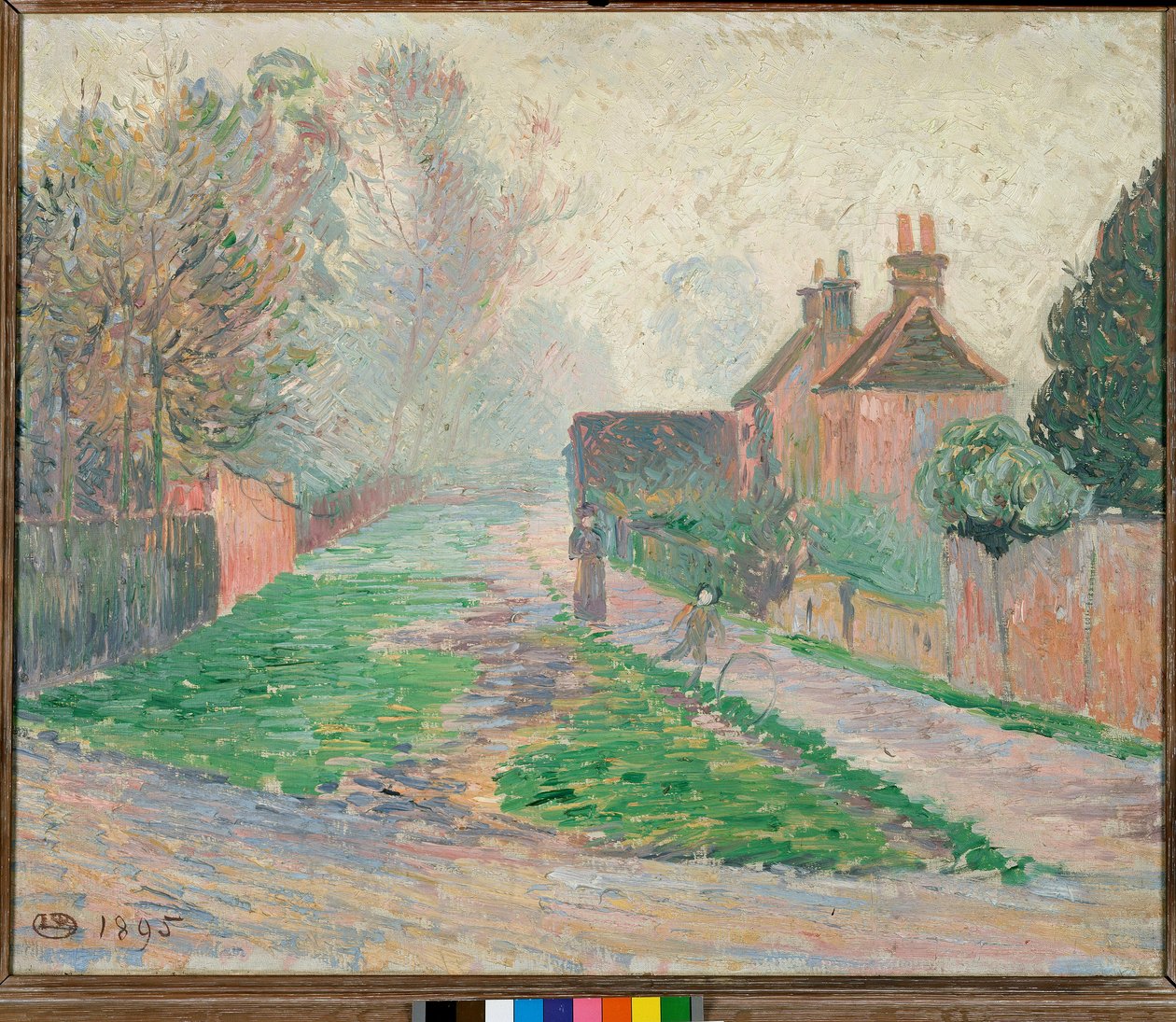 Listopadowy poranek, Epping autorstwa Lucien Pissarro