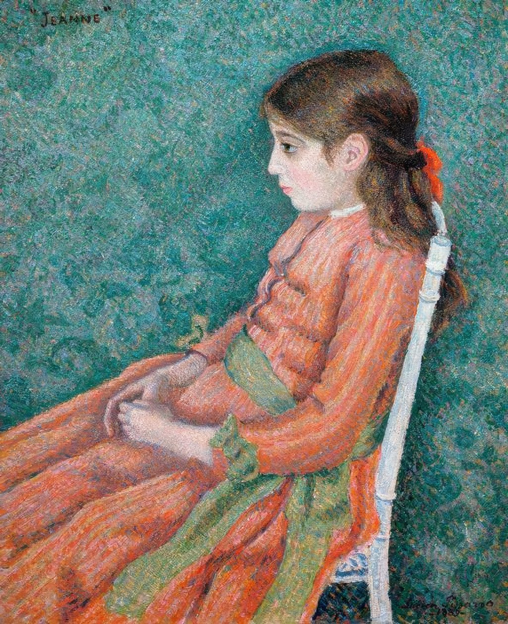 Portret Jeanne autorstwa Lucien Pissarro
