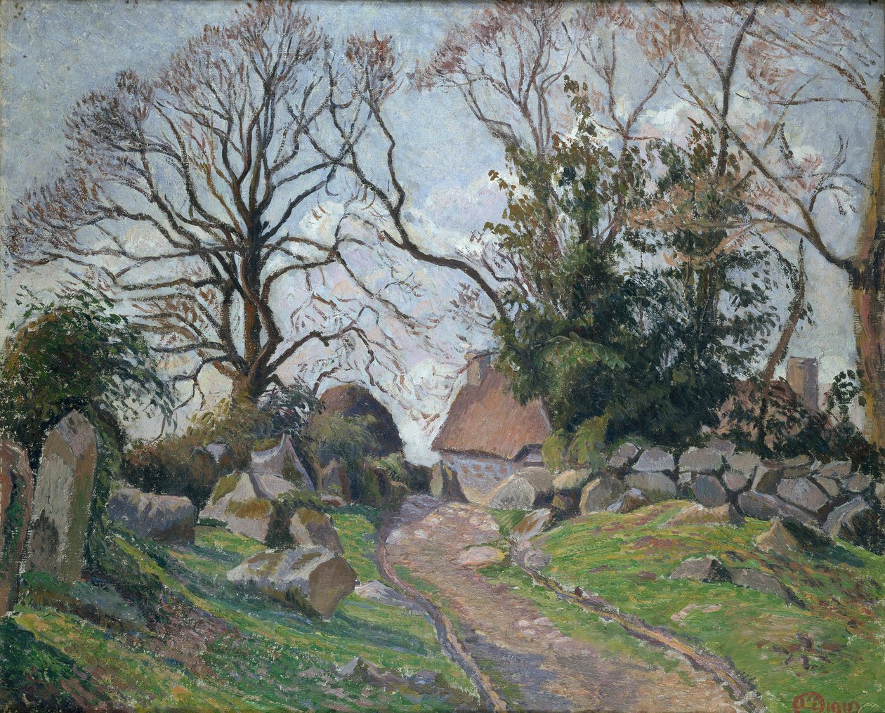 Poulfenc a Riec, 1910 autorstwa Lucien Pissarro
