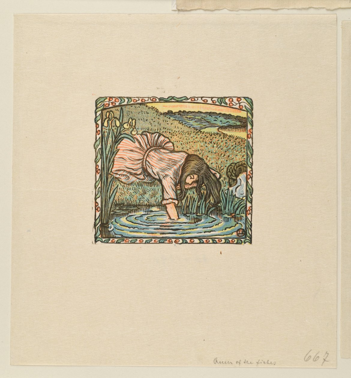 Królowa ryb autorstwa Lucien Pissarro