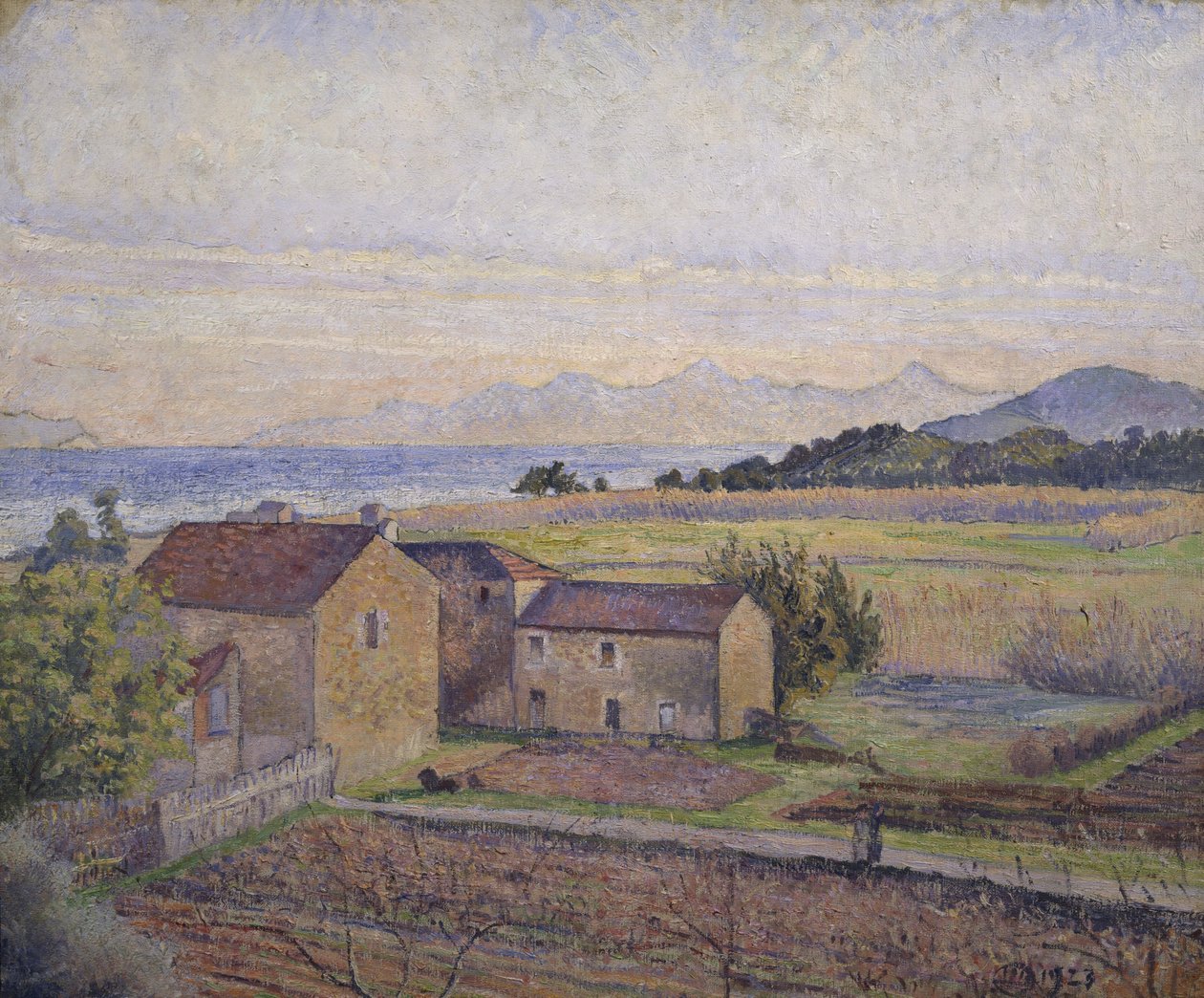 Rade de Bormes autorstwa Lucien Pissarro