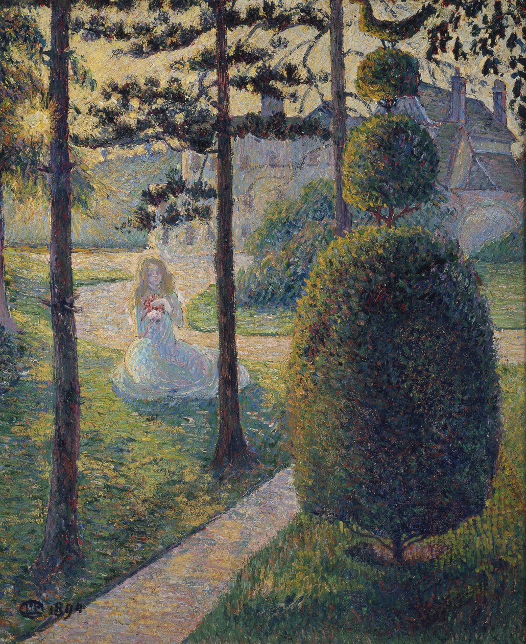 Wróżka, 1894 autorstwa Lucien Pissarro