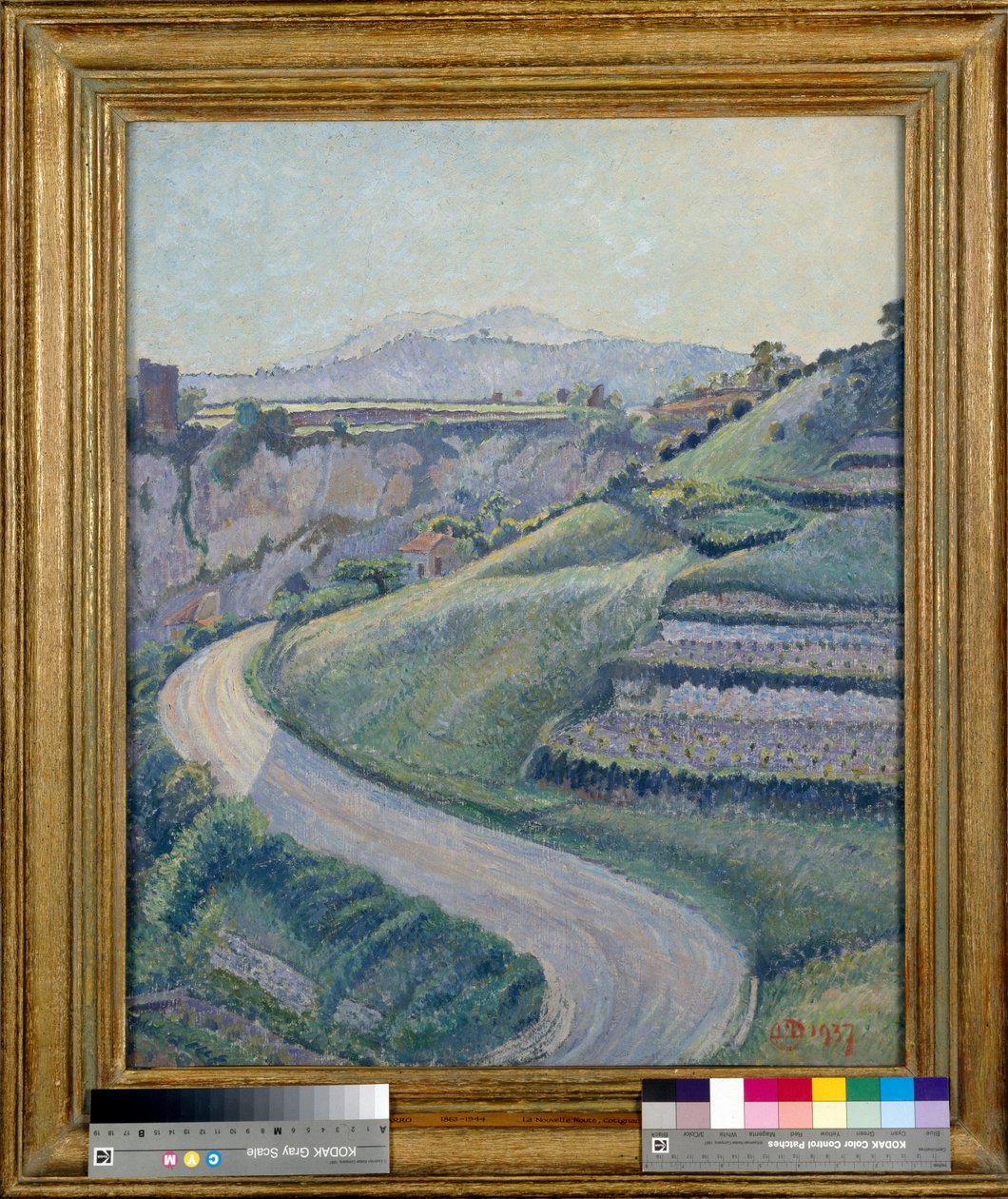 Nowa droga, Cotignac autorstwa Lucien Pissarro