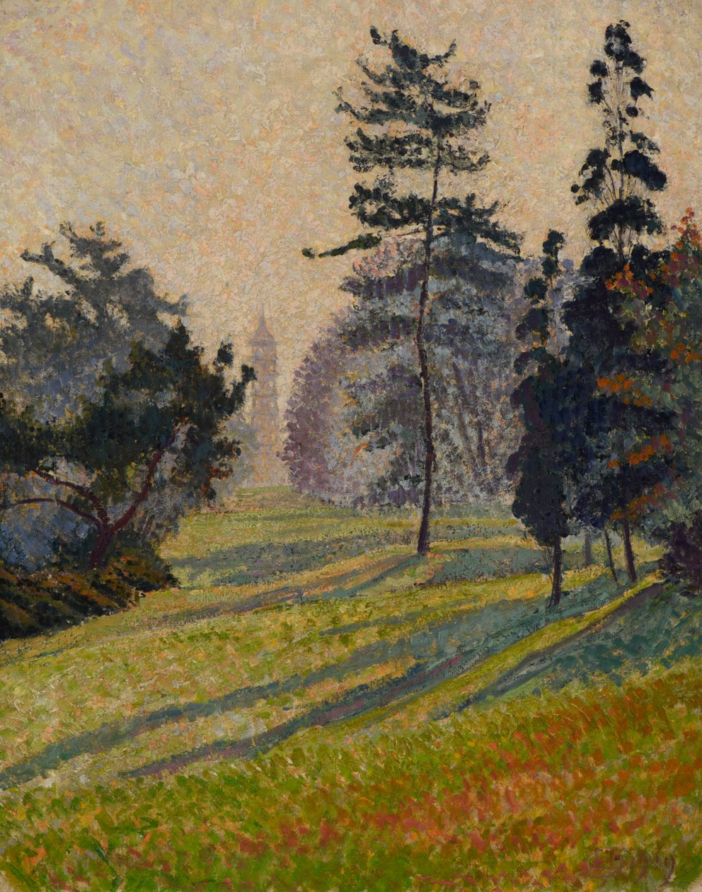 Pagoda, Kew autorstwa Lucien Pissarro