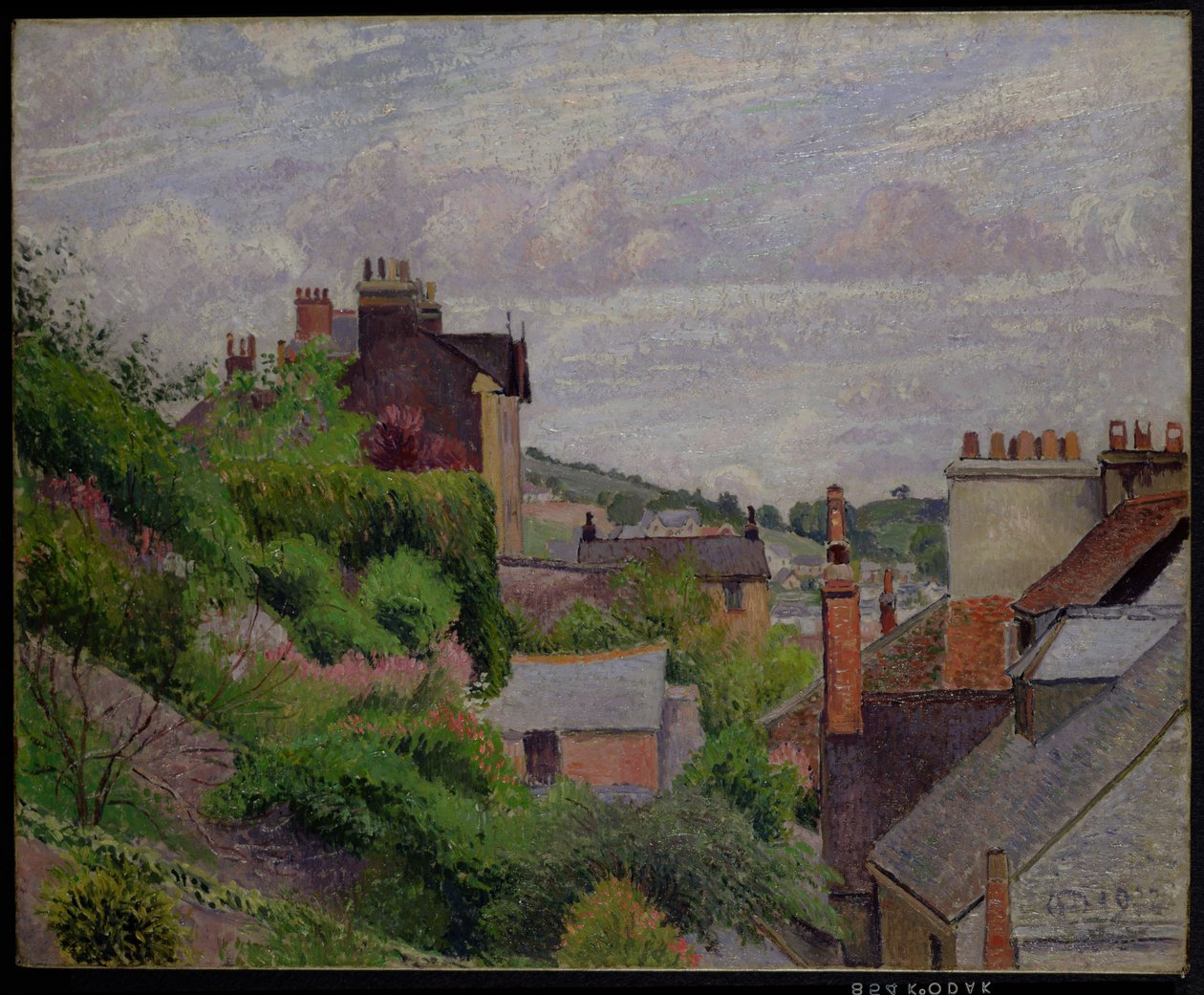 Dachy Dartmouth autorstwa Lucien Pissarro