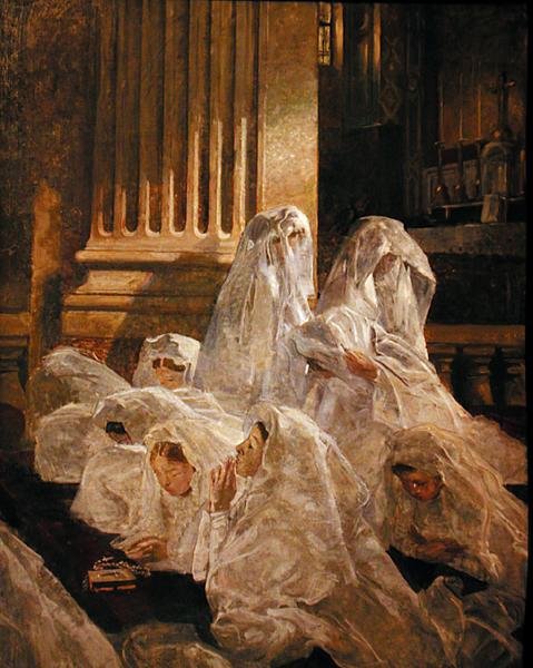 Komuniści (olej na płótnie) autorstwa Lucien Simon