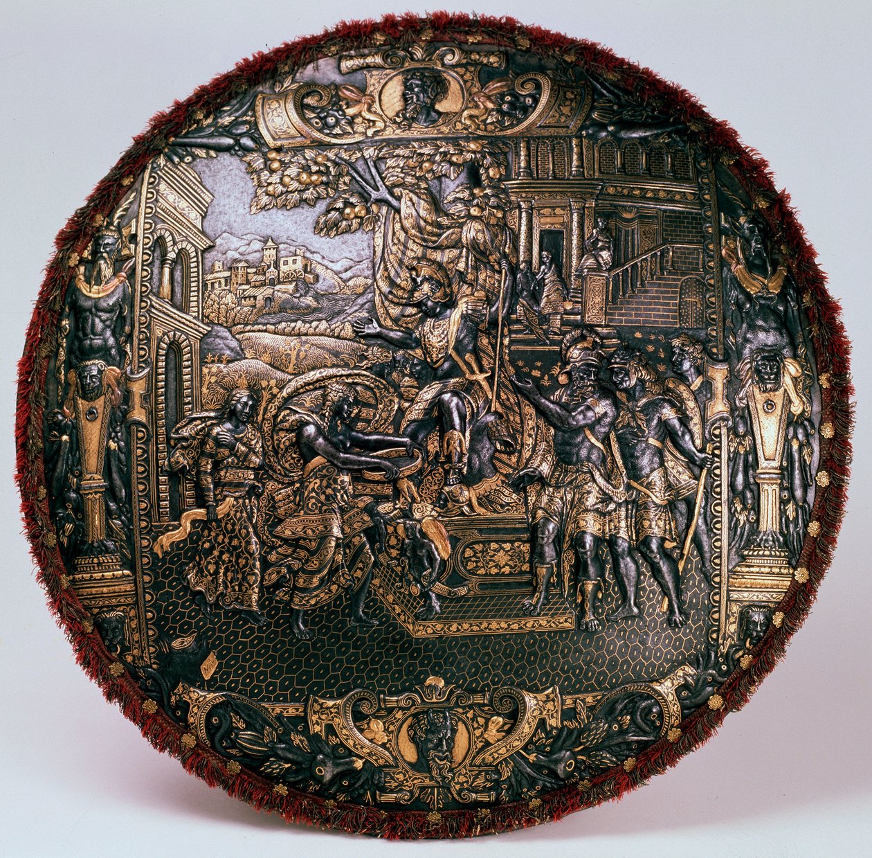 "Tarcza paradna", ok. 1580. autorstwa Lucio Piccinino