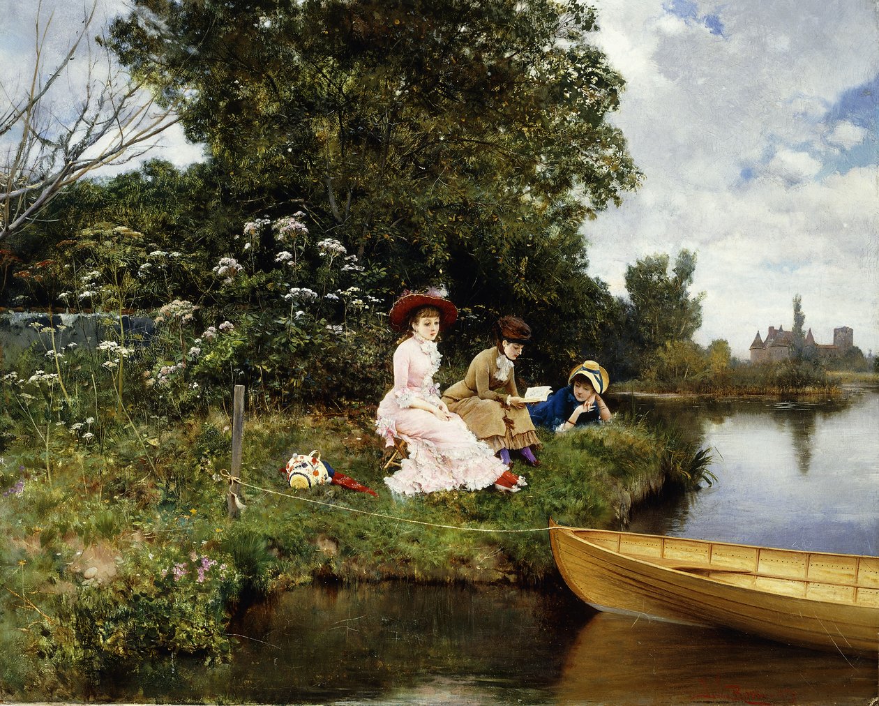 Letnia zaduma, 1878 autorstwa Lucius Rossi