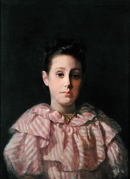 Portret młodej dziewczyny autorstwa Lucius Wolcott Hitchcock