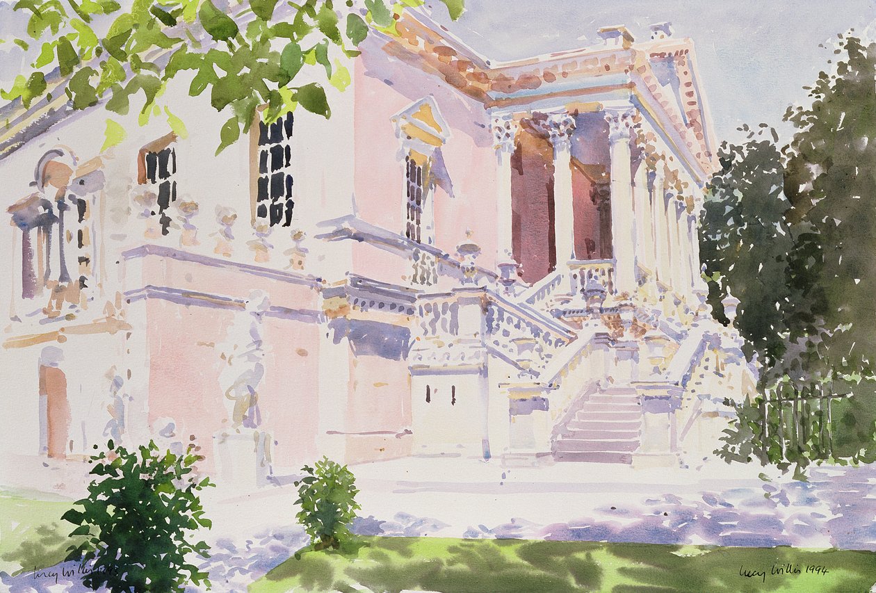 Chiswick House, 1994 (wc na papierze) autorstwa Lucy Willis