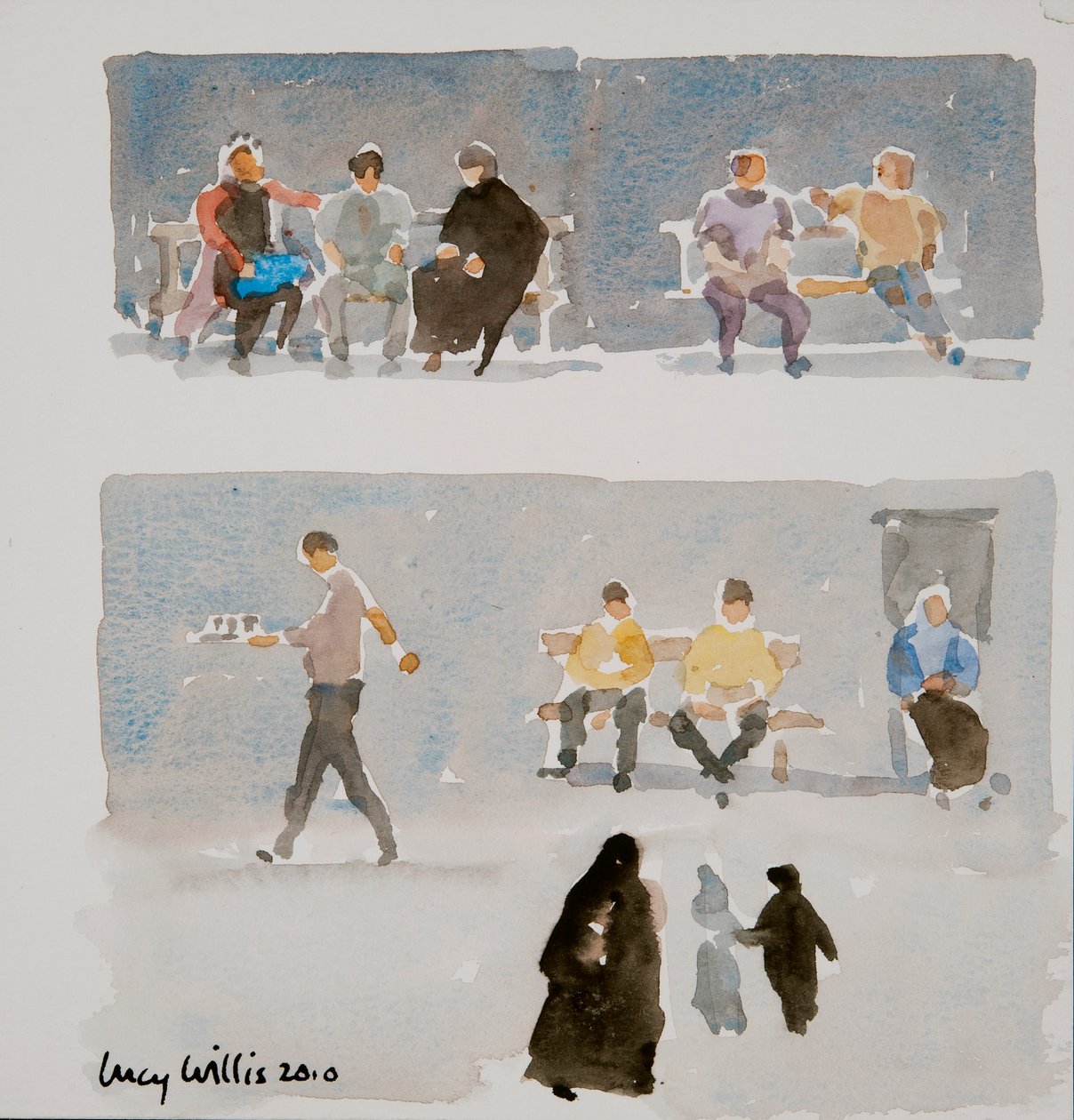 Mieszkańcy Aleppo, 2010 autorstwa Lucy Willis