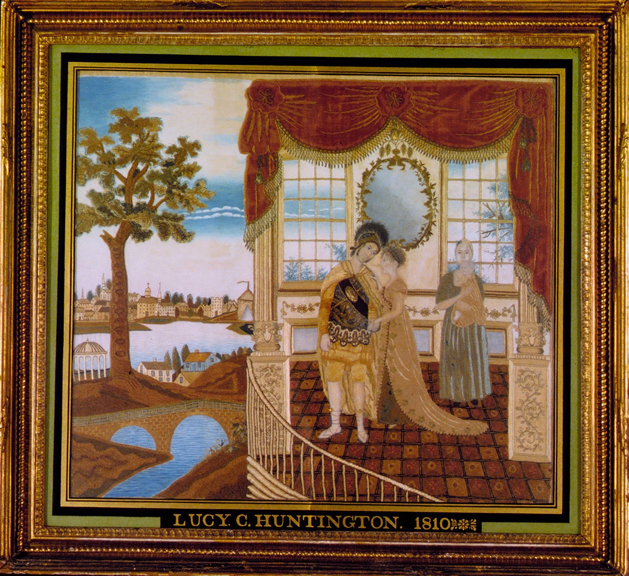 Hector żegna się ze swoją rodziną, 1810. autorstwa Lucy C Huntington