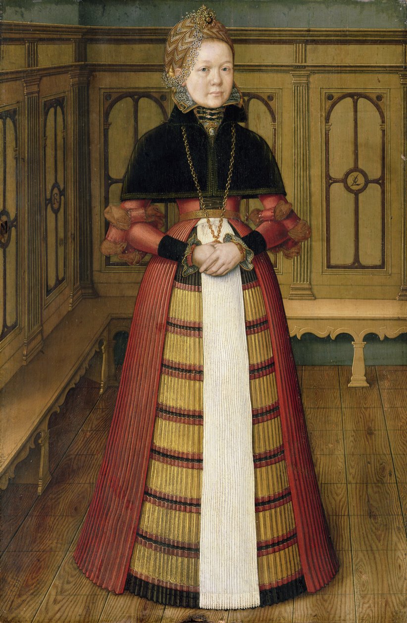 Portret Mette (Mathildis) von Munchhausen autorstwa Ludger Tom the Younger Ring