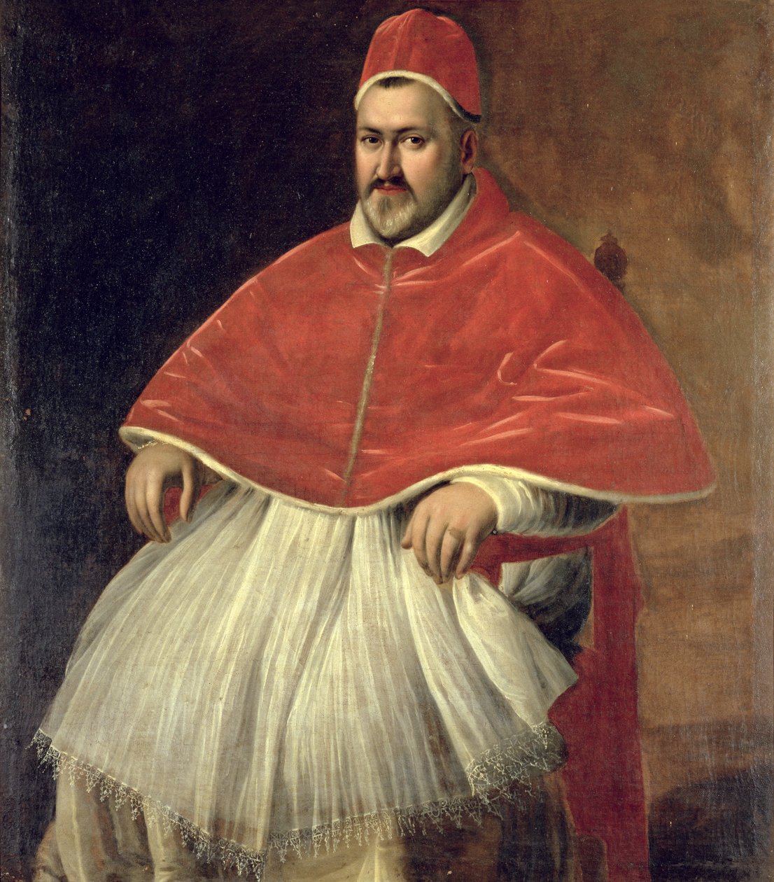 Portret papieża Pawła V (1552-1621) autorstwa Ludovico Leoni