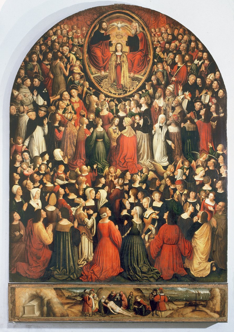 Koronacja Matki Boskiej, 1513 autorstwa Ludovico Brea