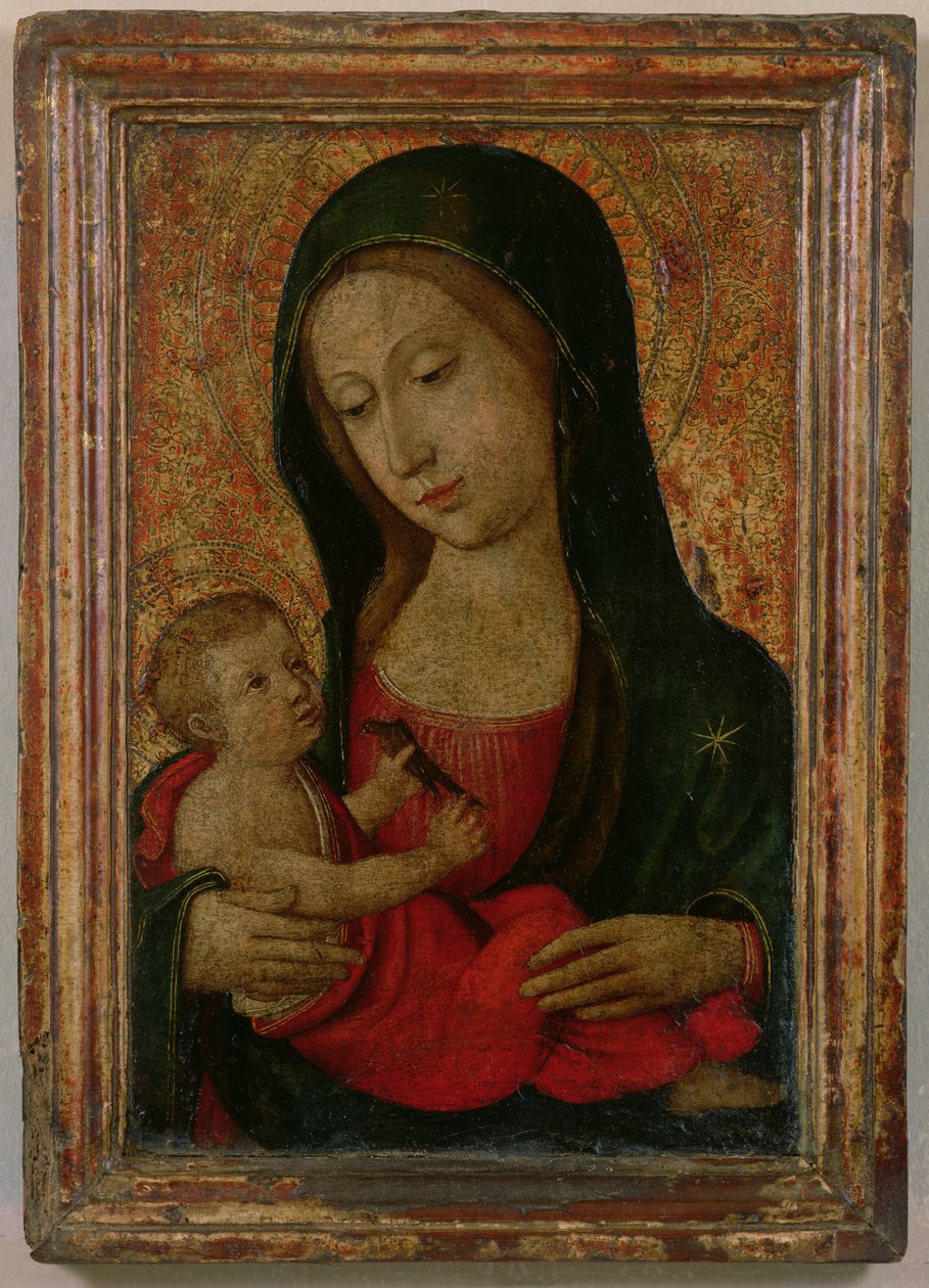 Madonna z Dzieciątkiem (tempera na panelu) autorstwa Ludovico Brea