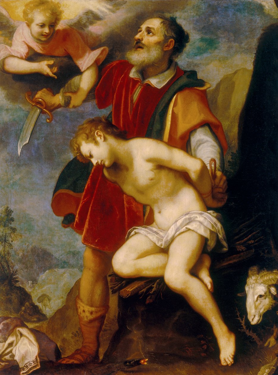 Ofiara Izaaka autorstwa Ludovico Cardi Cigoli
