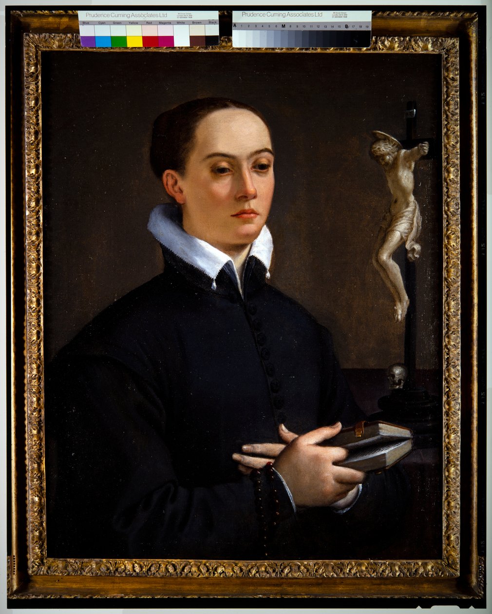 Dama z krucyfiksem autorstwa Ludovico Carracci