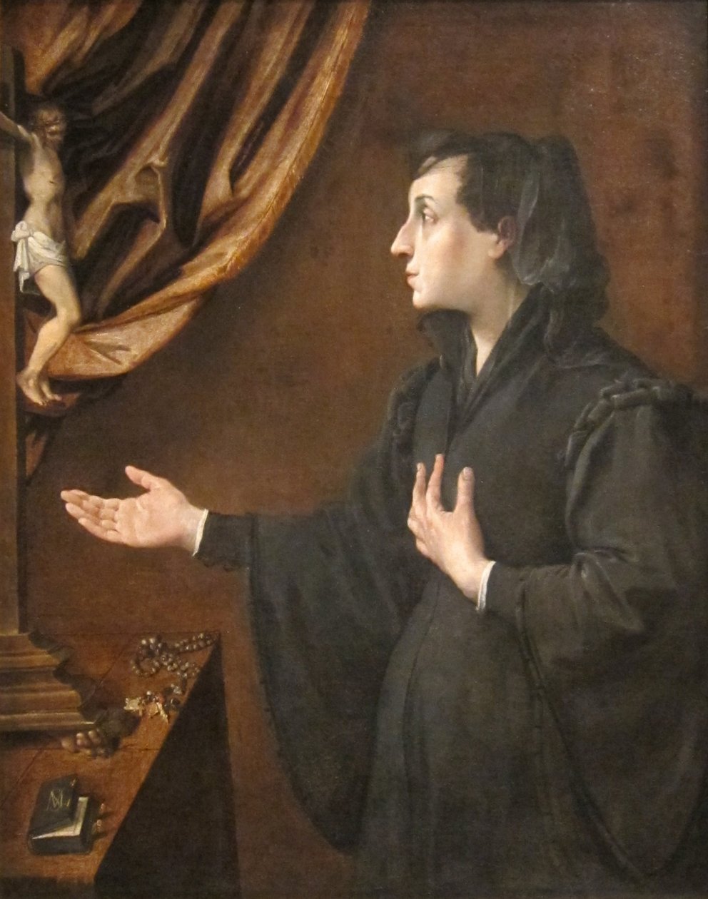 Portret wdowy autorstwa Ludovico Carracci