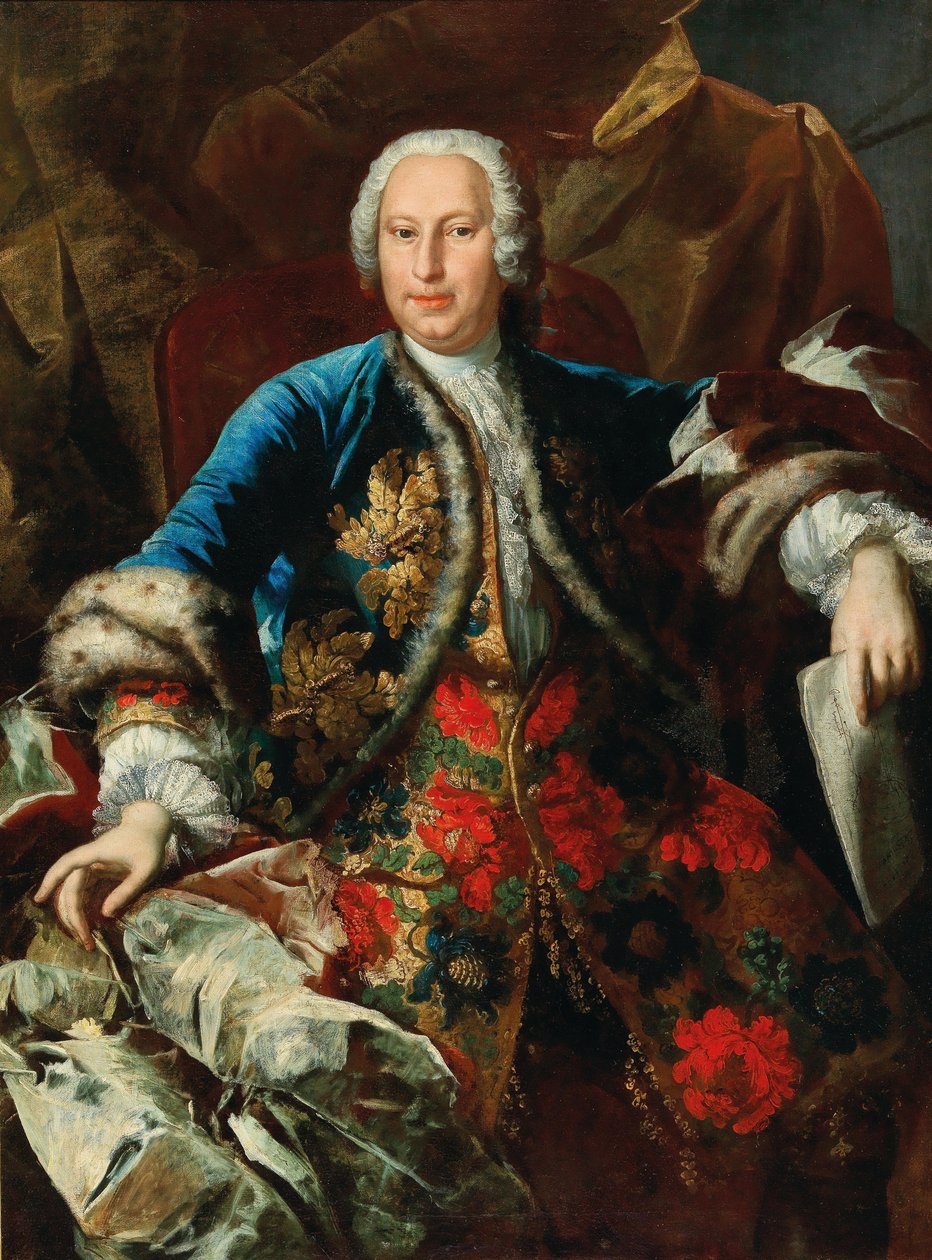Portret kompozytora Pietro Torri ca. 1650-1737, ok. 1735. autorstwa Ludovico Stern