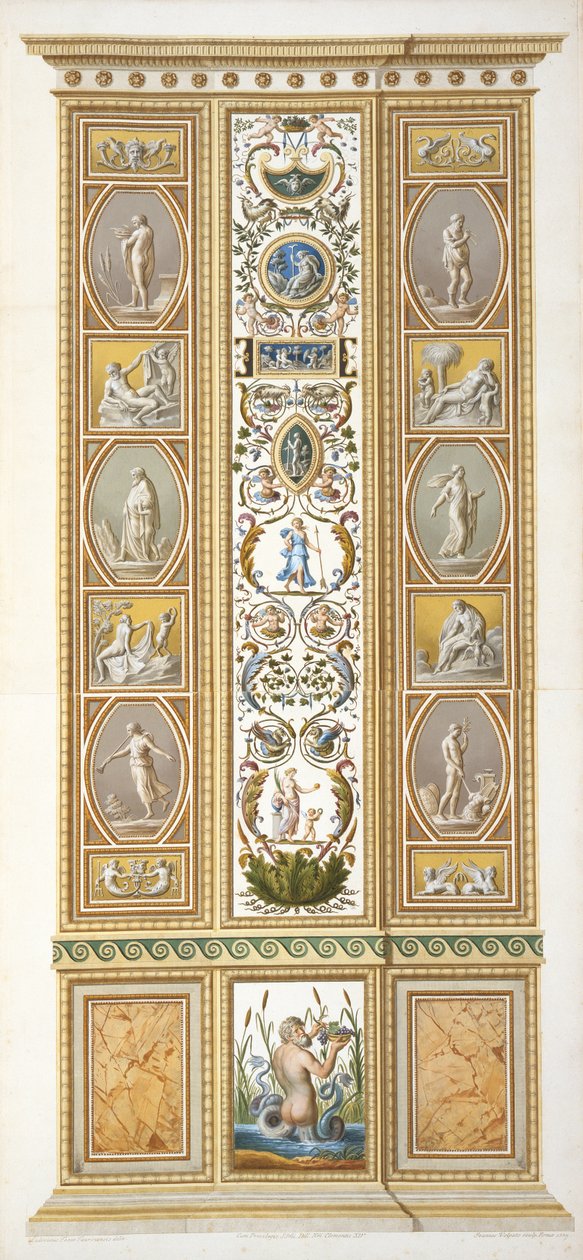 Panel z Loggii Rafaela w Watykanie, z 