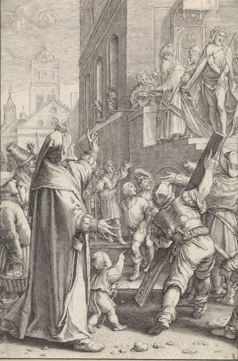 Chrystus ukazany ludziom (Ecce homo) Pasja (tytuł serii) autorstwa Ludovicus Siceram