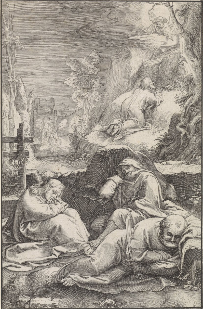 Chrystus w Ogrodzie Getsemani Pasja (tytuł serii) autorstwa Ludovicus Siceram