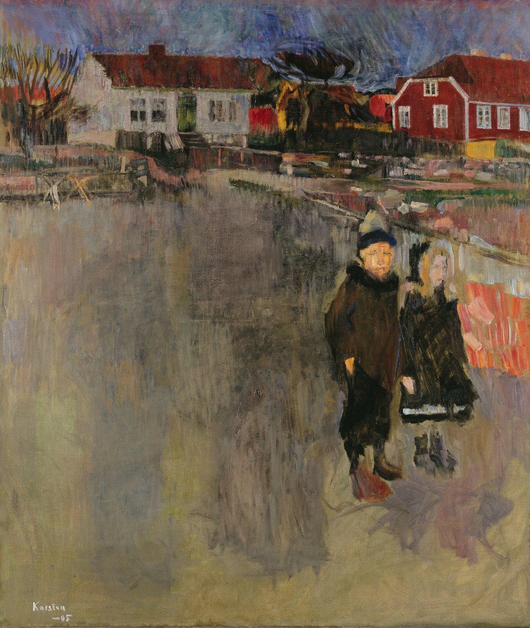 Wiosenny wieczór w Ula autorstwa Ludvig Karsten