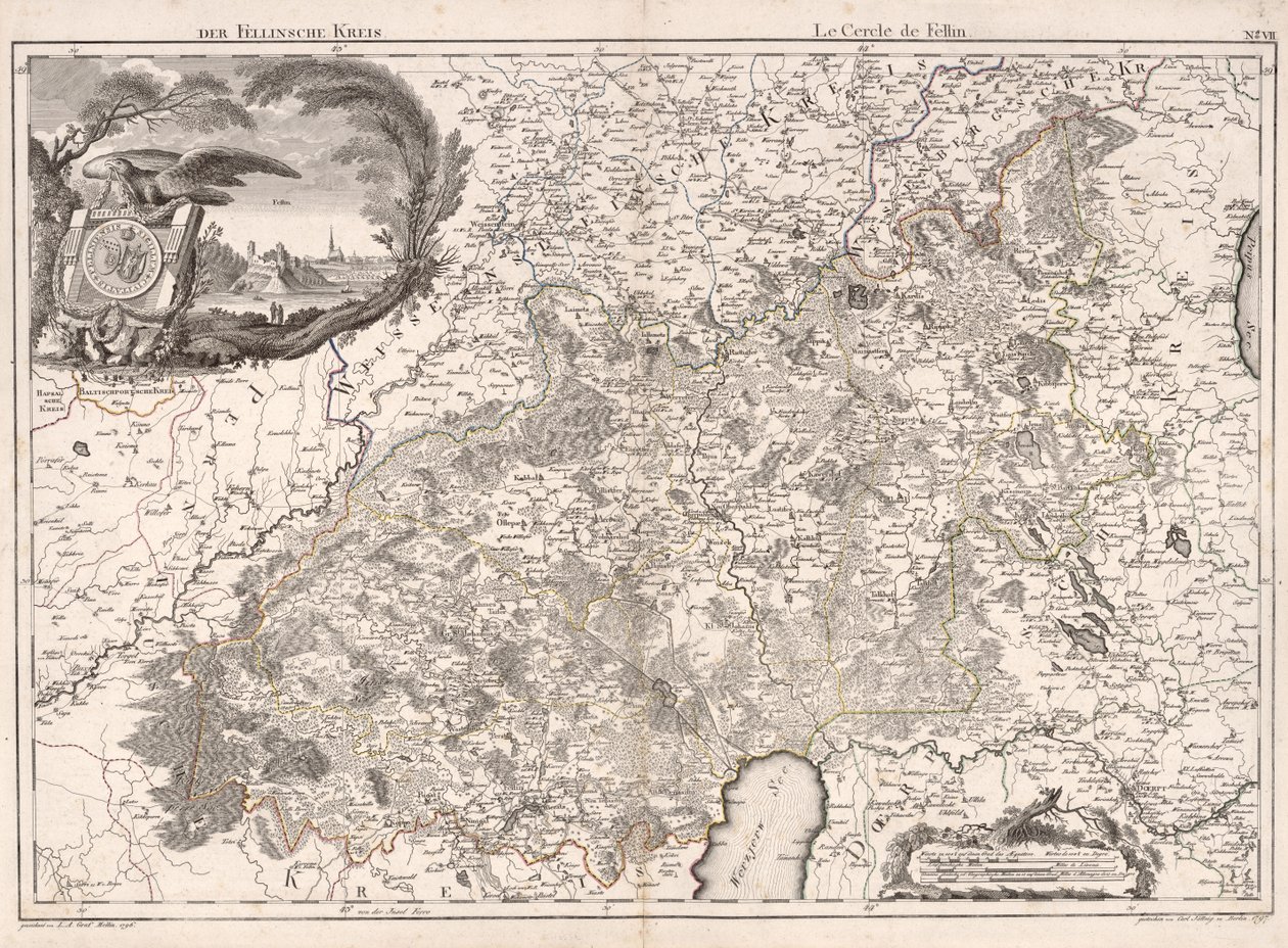 Dzielnica Fellin; Krąg Fellin autorstwa Ludvig August; Hartknoch Mellin