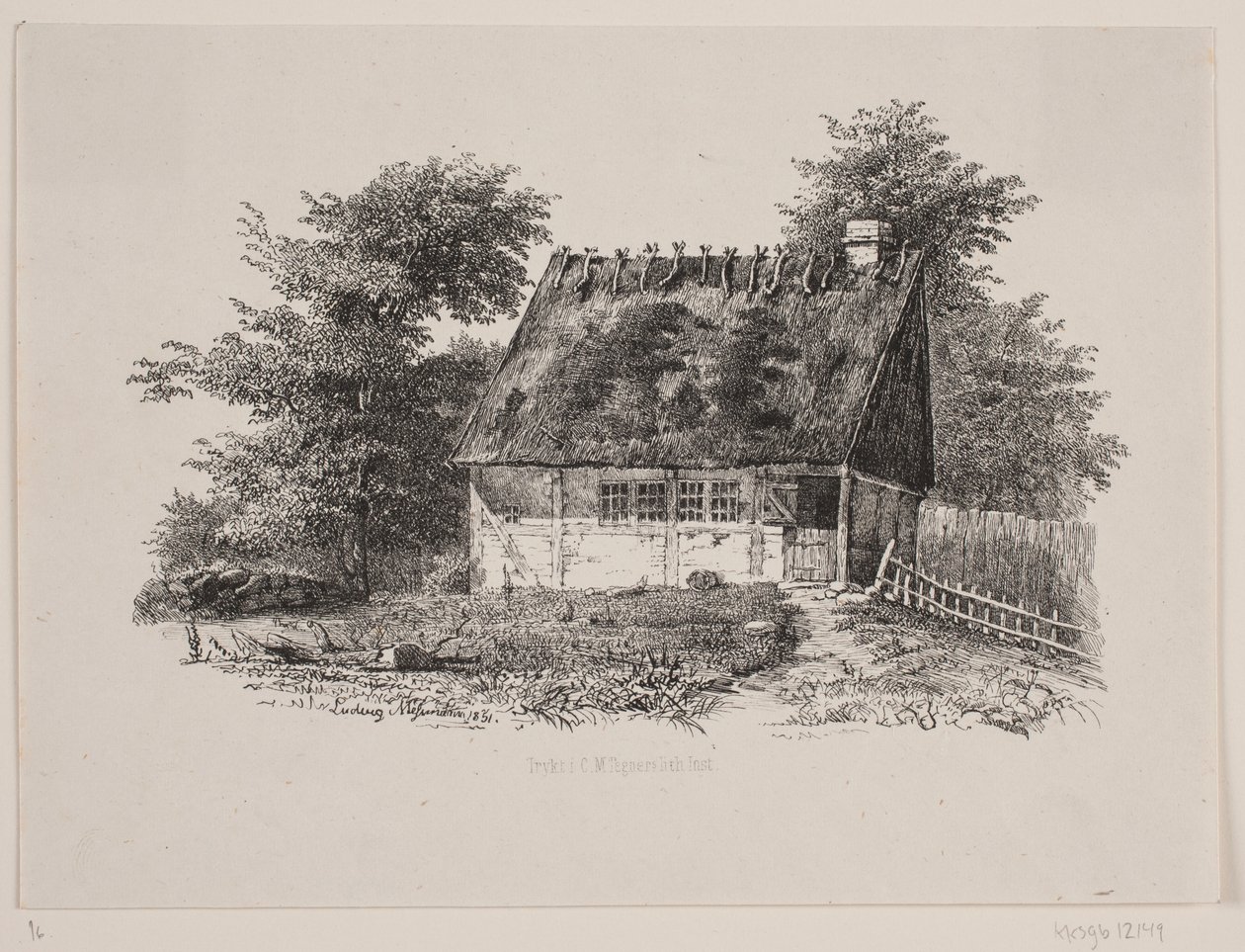 Dom na farmie autorstwa Ludvig Messmann