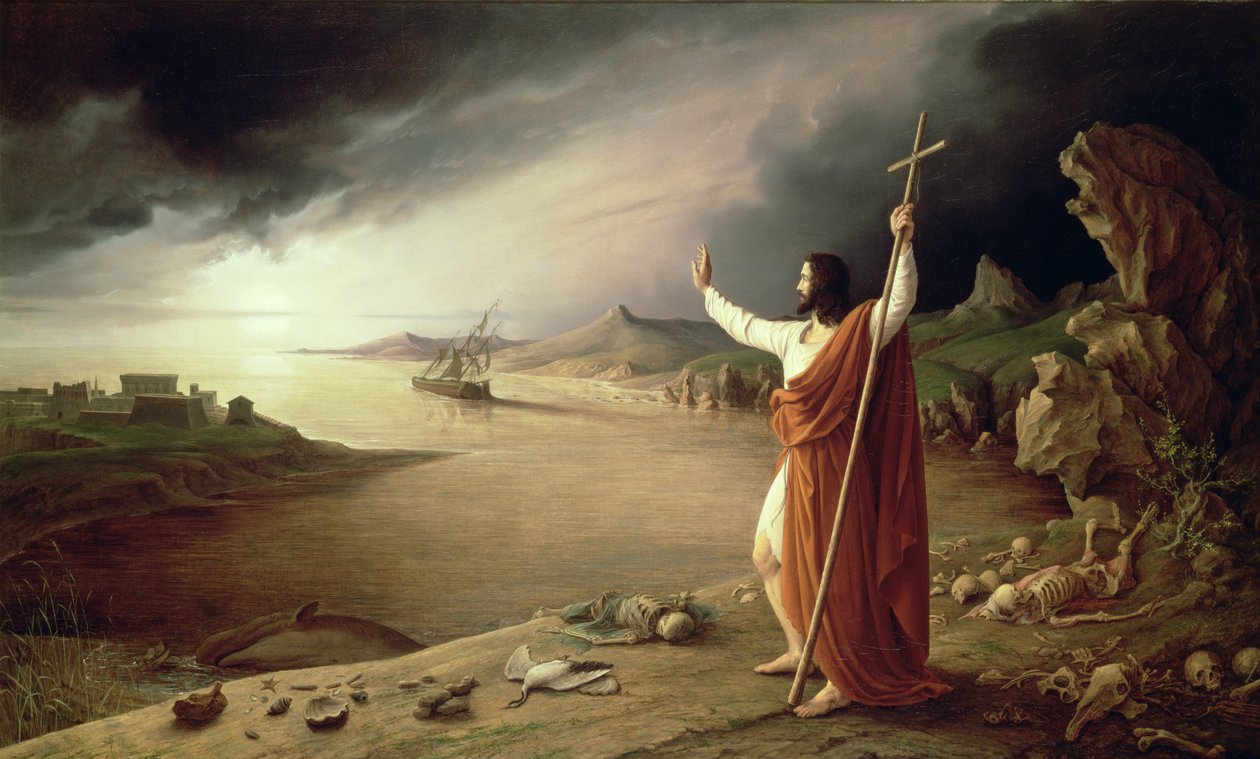 Apokalipsa, 1831 autorstwa Ludwig Ferdinand Schnorr von Carolsfeld