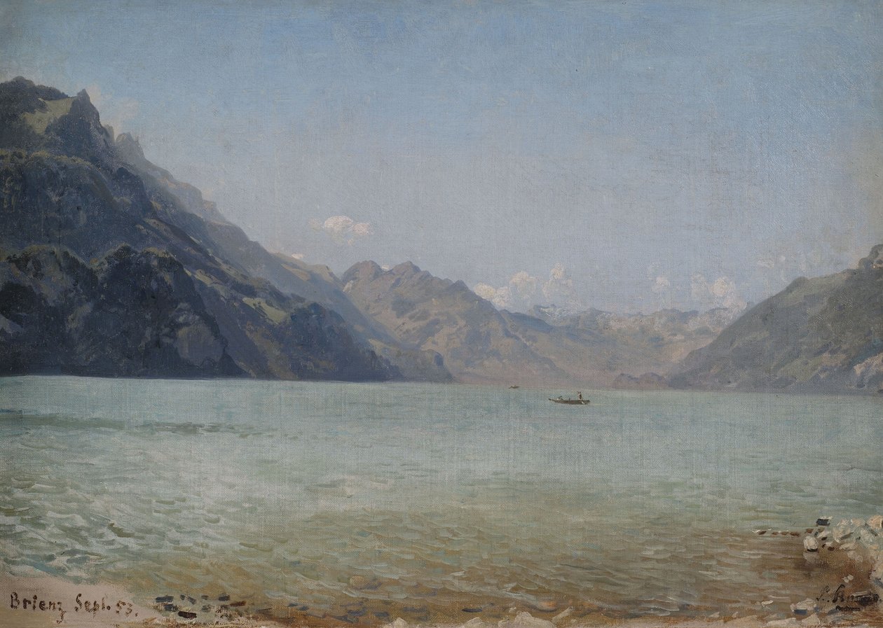 Nad jeziorem Brienz autorstwa Ludwig Knaus