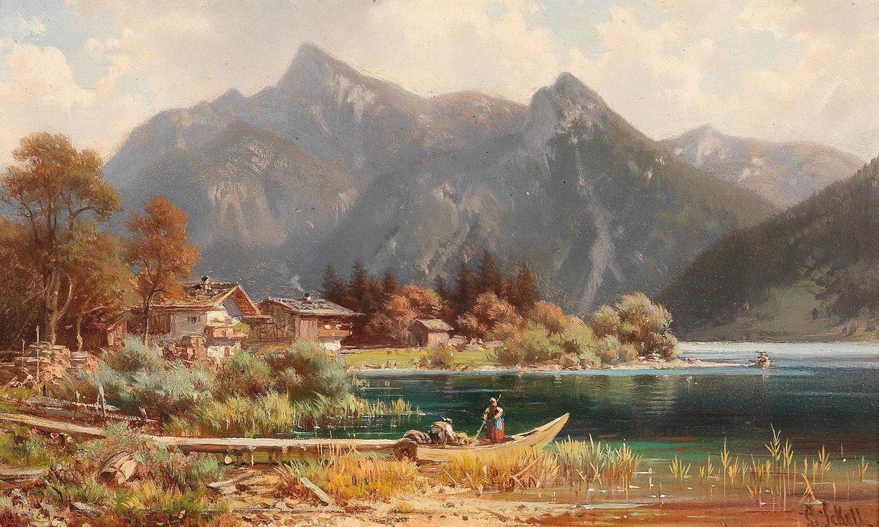 Lato nad jeziorem Schliersee autorstwa Ludwig Sckell