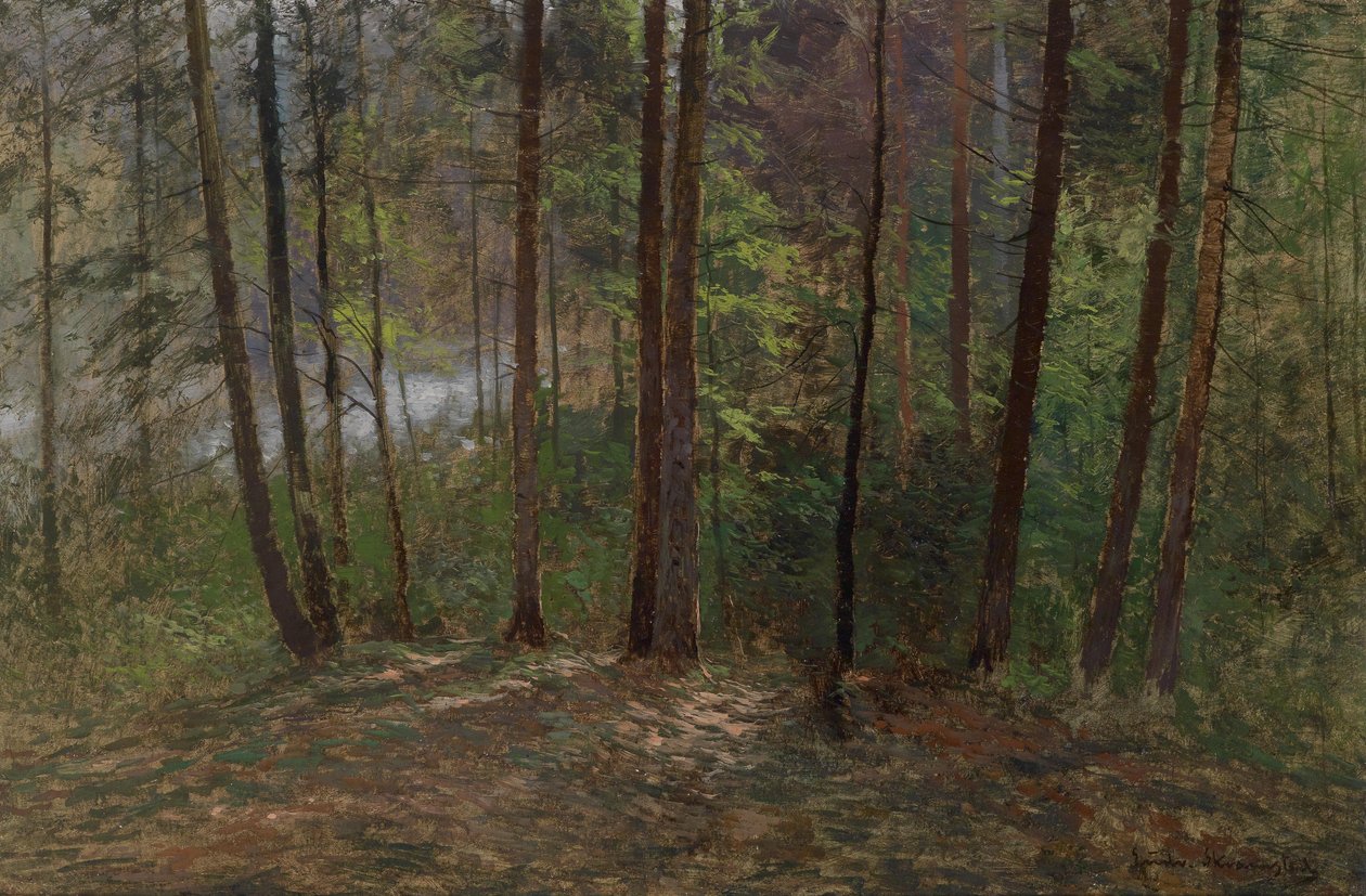 Waldinneres autorstwa Ludwig Skramstadt