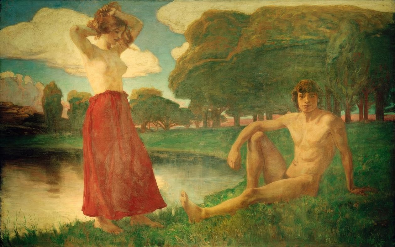 Idylla autorstwa Ludwig von Hofmann