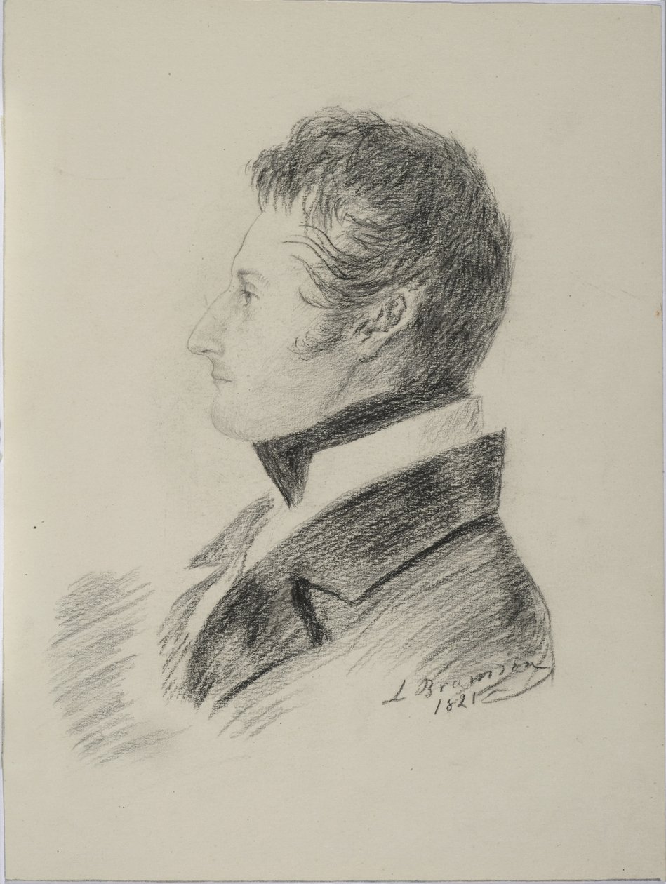 Portret hrabiego Matvey Yuryevich Vilyegorsky 1794-1866, 1821 autorstwa Ludwig Bramson