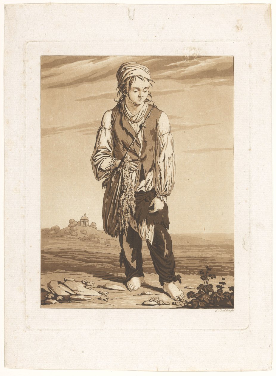 Dziecko żebraka autorstwa Ludwig Buchhorn