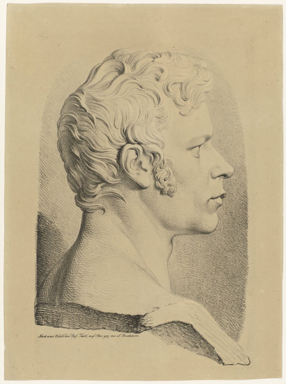 Popiersie portretowe Karla Friedricha Schinkel autorstwa Ludwig Buchhorn